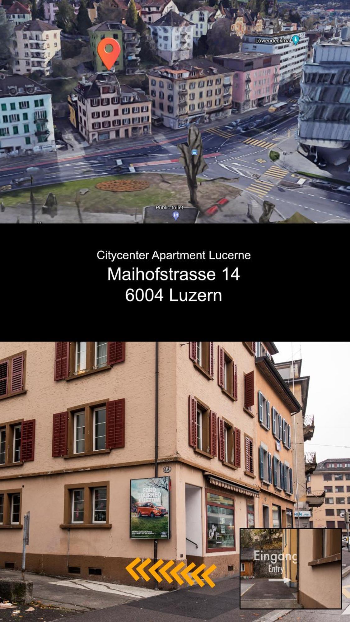 Citycenter Apartment With Parking Lucerne Exterior photo