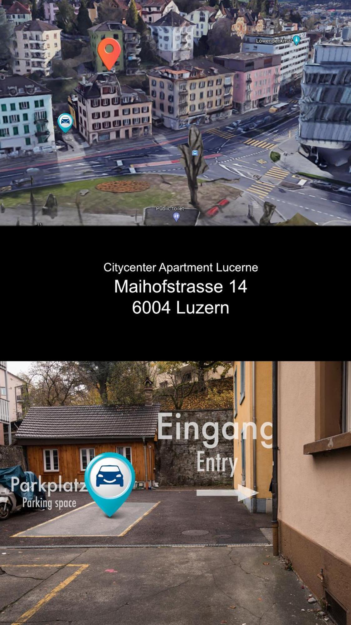 Citycenter Apartment With Parking Lucerne Exterior photo